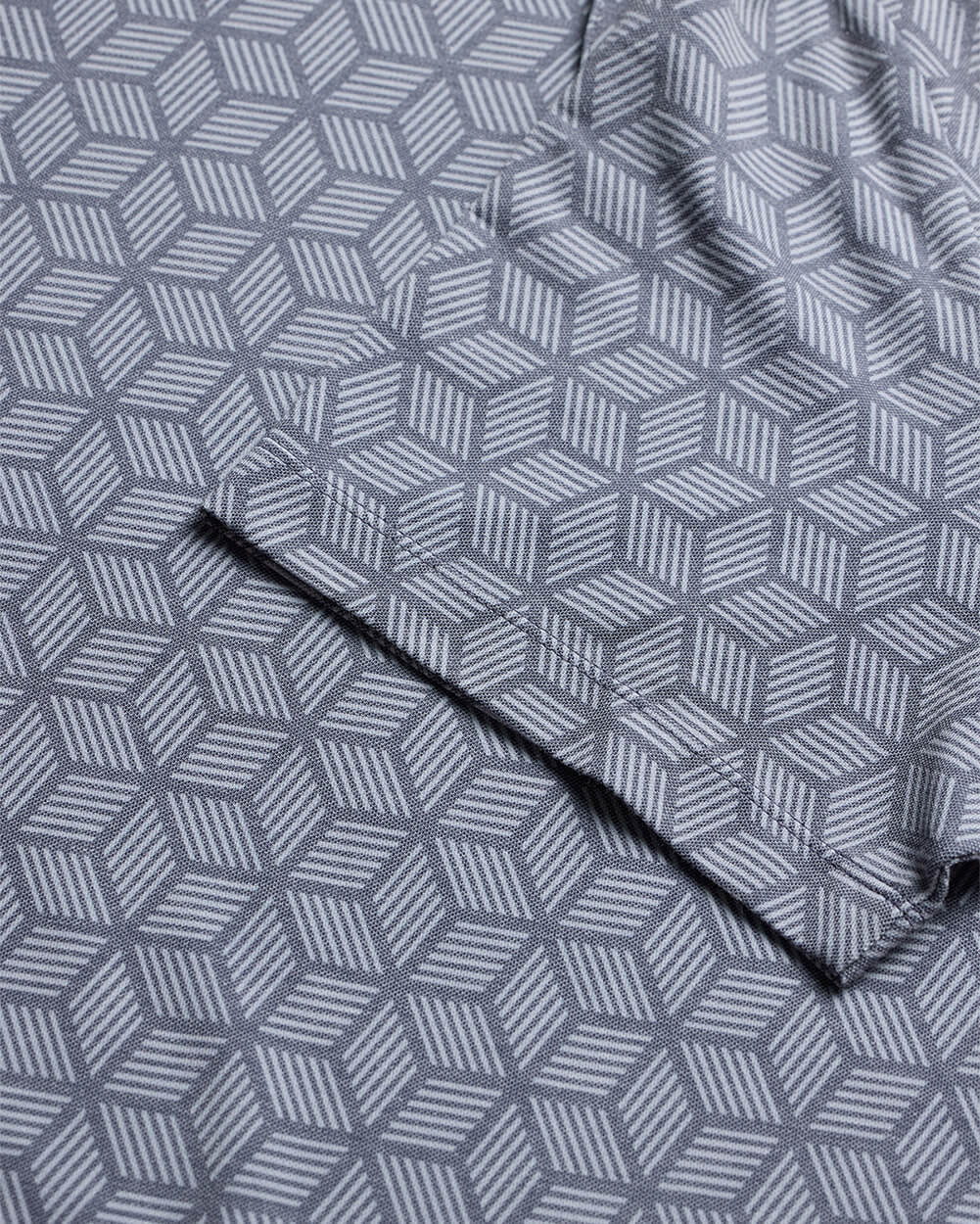 Pursuit Performance Polo-Cube Illusions-Tall-Regular-Detail--Model---L
