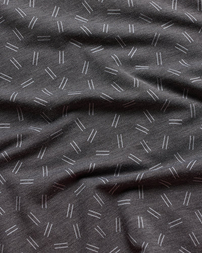 Pursuit Performance Polo-Black Dashes-Reg-Regular-Detail--Model---L