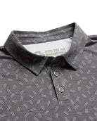 Pursuit Performance Polo-Black Dashes-Tall-Regular-Detail--Model---L
