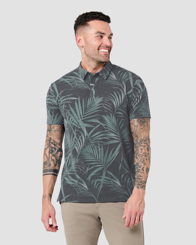 Pursuit Performance Polo-Midnight Jungle-Tall-Regular-Front--Model---L