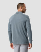 Long Sleeve Polo - Non-Branded-Indigo-Tall-Regular-Back--Zac---L