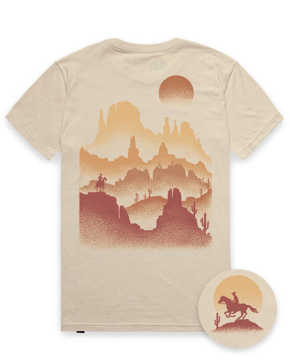 Mesa Shadows Tee-Cream-Regular-Mock--Model---L