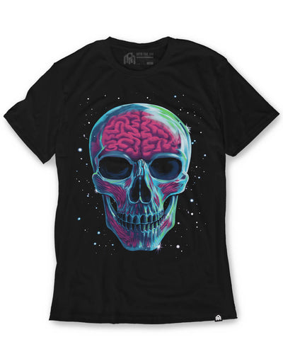 Mindshock Glow-in-the-Dark Tee-Black-Regular-Mock--Model---L