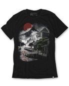 Misty Bay Tee-Black-Regular-Mock--Model---L