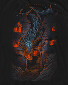 Molten Reign Glow-in-the-Dark Tee-Black-Regular-Swatch--Model---L