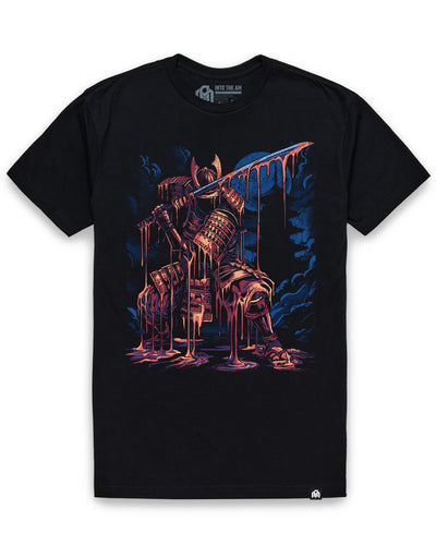 Molten Ronin Tee-Black-Regular-Mock--Model---L