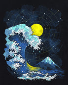 Mosaic Tide Tee-Black-Regular-Swatch--Model---L