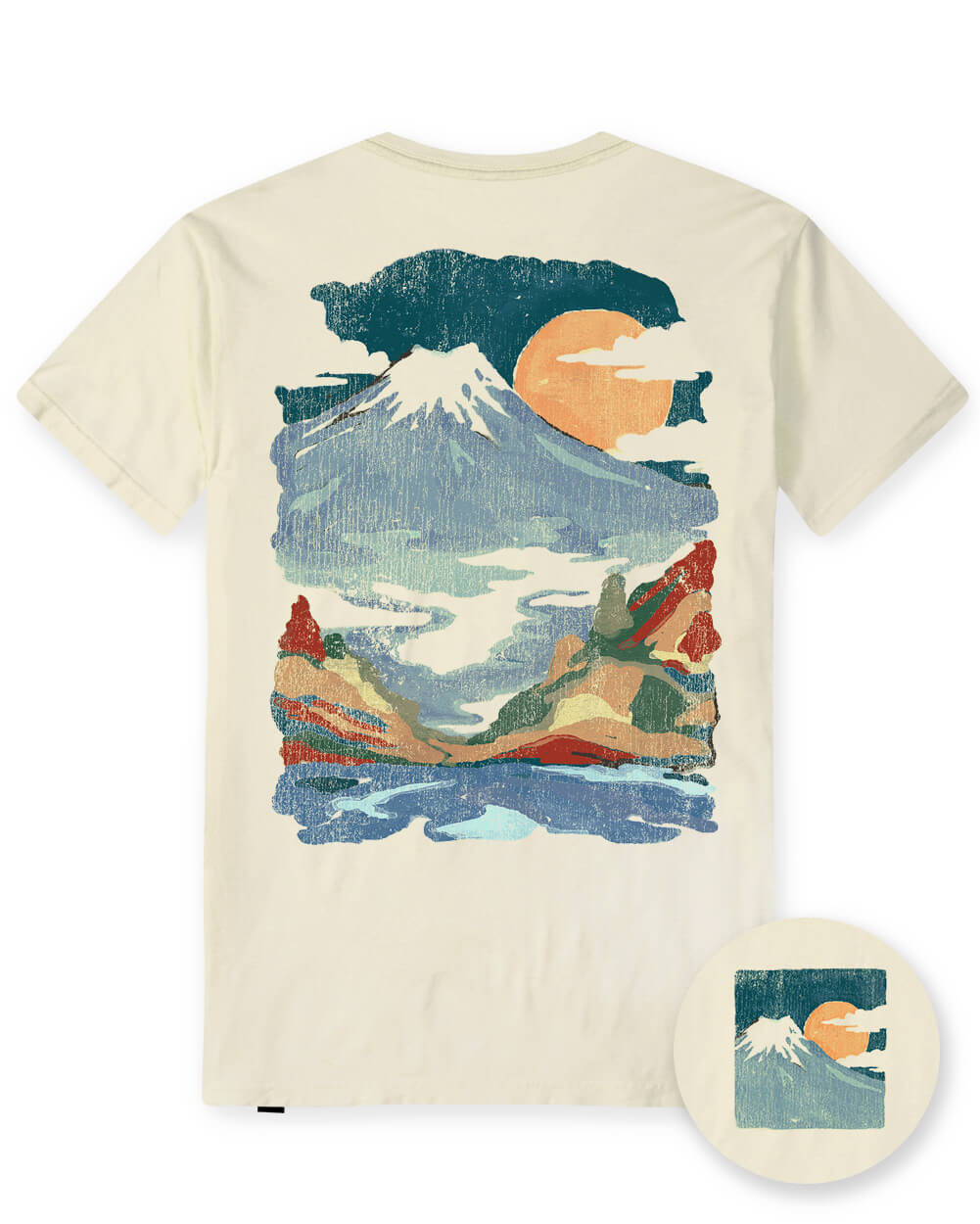 Nature's Palette Vintage Tee-Vintage Natural-Regular-Mock--Model---L