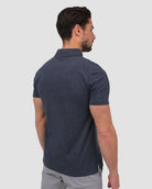 Polo - Tall - Non-Branded-Navy-Regular-Back--Model---L