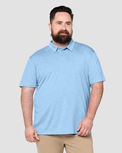Performance Polo-Columbia Blue-Reg-Front--Ross---2XL
