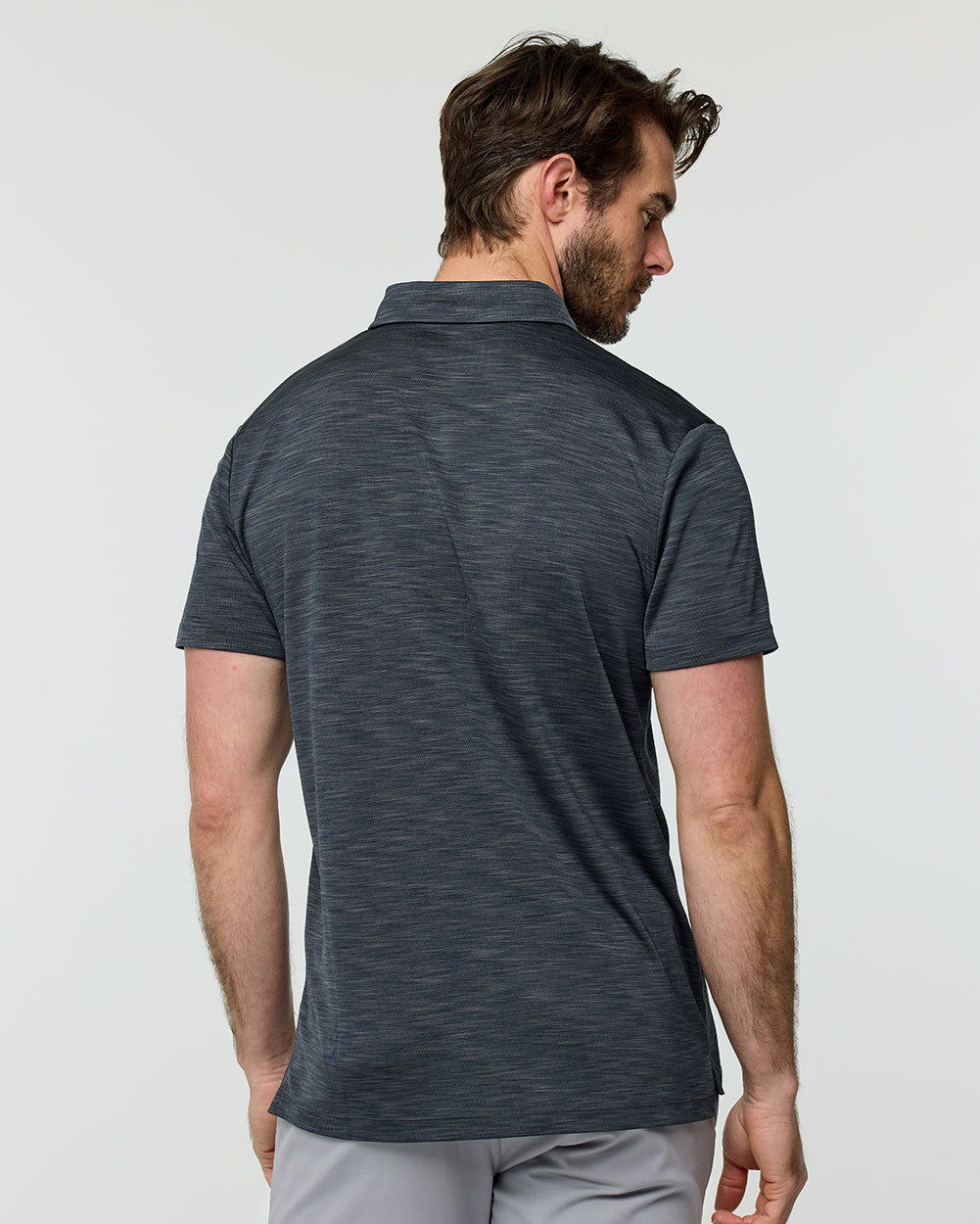 Performance Polo - Non-Branded-Charcoal-Reg-Regular-Back--Alex---M