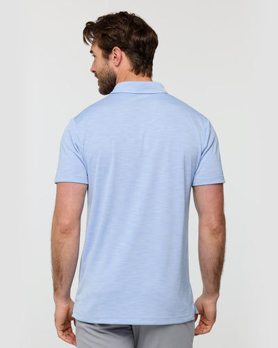 Performance Polo - Non-Branded-Columbia Blue-Reg-Regular-Back--Alex---M