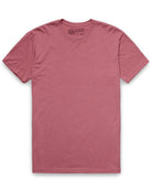 Basic Tee - No Logo-Heather Mauve-Reg-Regular-Mock--Model---M