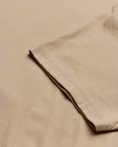 Heavyweight Tee-Tan-Detail2--Alex---M-Regular
