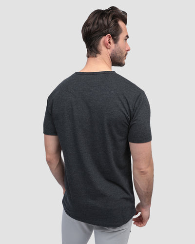 Henley Tee - Non-Branded-Charcoal-Back--Alex---M