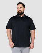 Performance Polo - Non-Branded-Black-Reg-Front--Ross---2XL