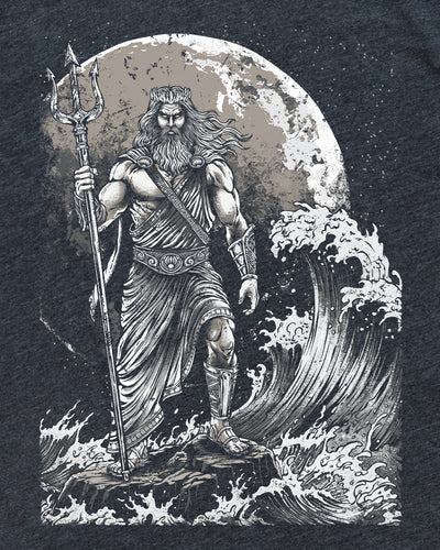 Poseidon Surge Tee-Charcoal-Regular-Swatch--Model---L