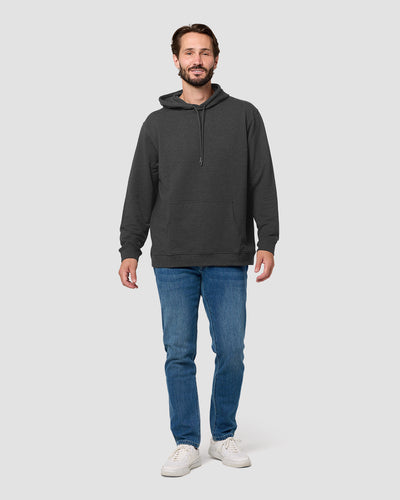 Pullover Hoodie (Classic Pocket) - Non-Branded-Charcoal-Regular-Full--Model---L