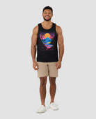 Sherbet Shores Tank-Black-Regular-Full--Model---L