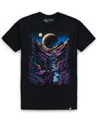 Solar Canyon Tee-Black-Regular-Mock--Model---L