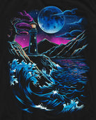 Tidal Watch Glow-in-the-Dark Tee-Black-Regular-Swatch--Model---L