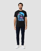 Tidal Surge Glow-in-the-Dark Tee-Black-Regular-Full--Model---L