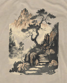 Tranquil Ascent Tee-Cream-Regular-Swatch--Model---L