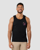 Tropic Night Tank-Black-Regular-Front--Model---L
