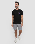 Tropic Night Tee-Black-Regular-Full--Model---L