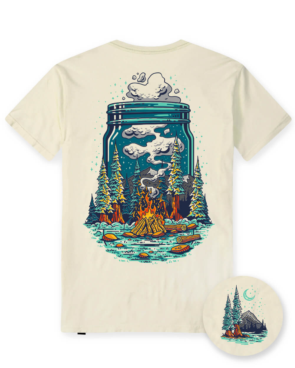 Wild Retreat Vintage Tee-Vintage Natural-Regular-Mock--Model---L