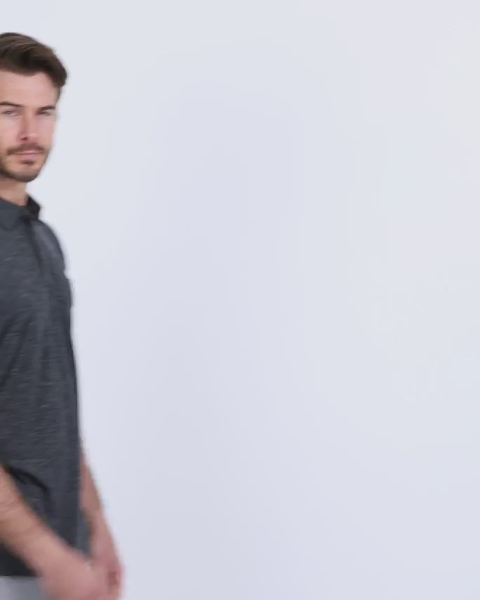Performance Polo - Non-Branded-Charcoal-Reg-video