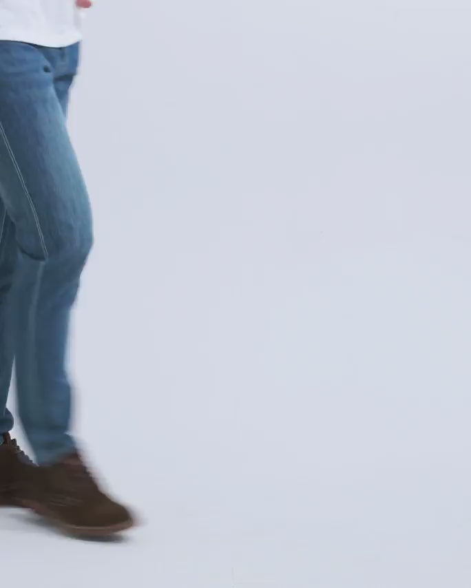 Legacy Stretch Denim Jeans-Medium Indigo-32"-Regular-Video