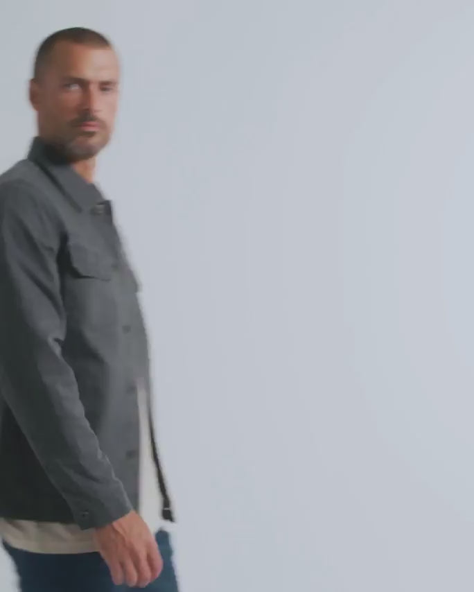 Tradesman Trucker Jacket - Non-Branded-Charcoal-Video--Zac---M