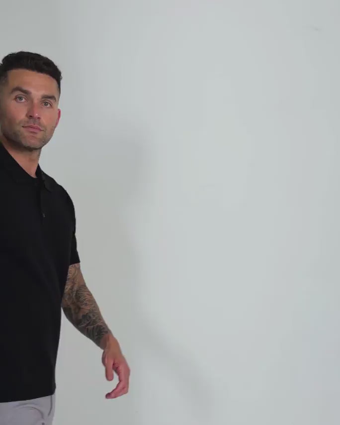 Vista Sweater Polo-Black-Regular-Video