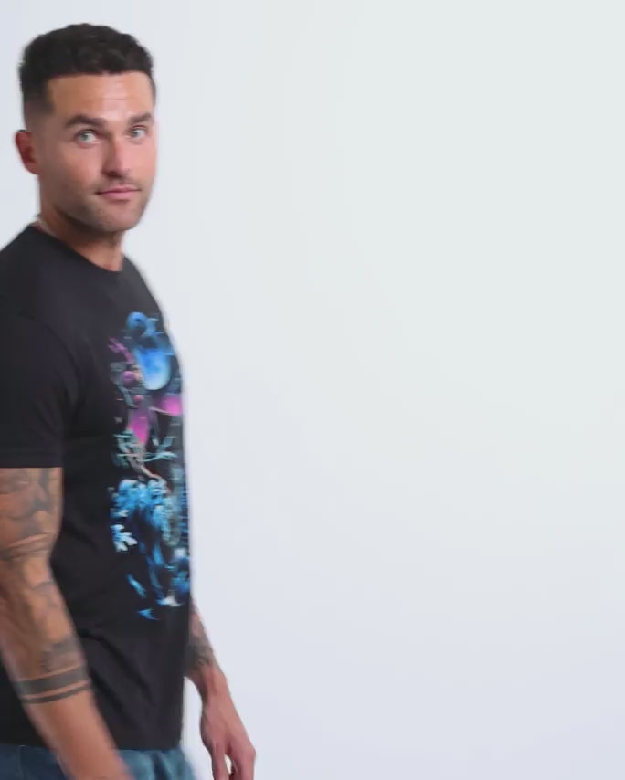 Tidal Watch Glow-in-the-Dark Tee-Black-Regular-Video--Model---L